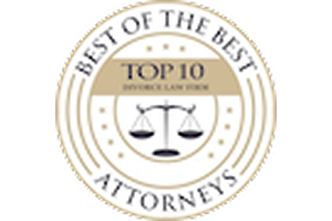 Best of the Best Attorneys Top 10 Divorce Law Firm award seal