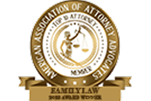 American Association of Attorney Advocates Top 10 Attorney Family Law 2022 award winner logo